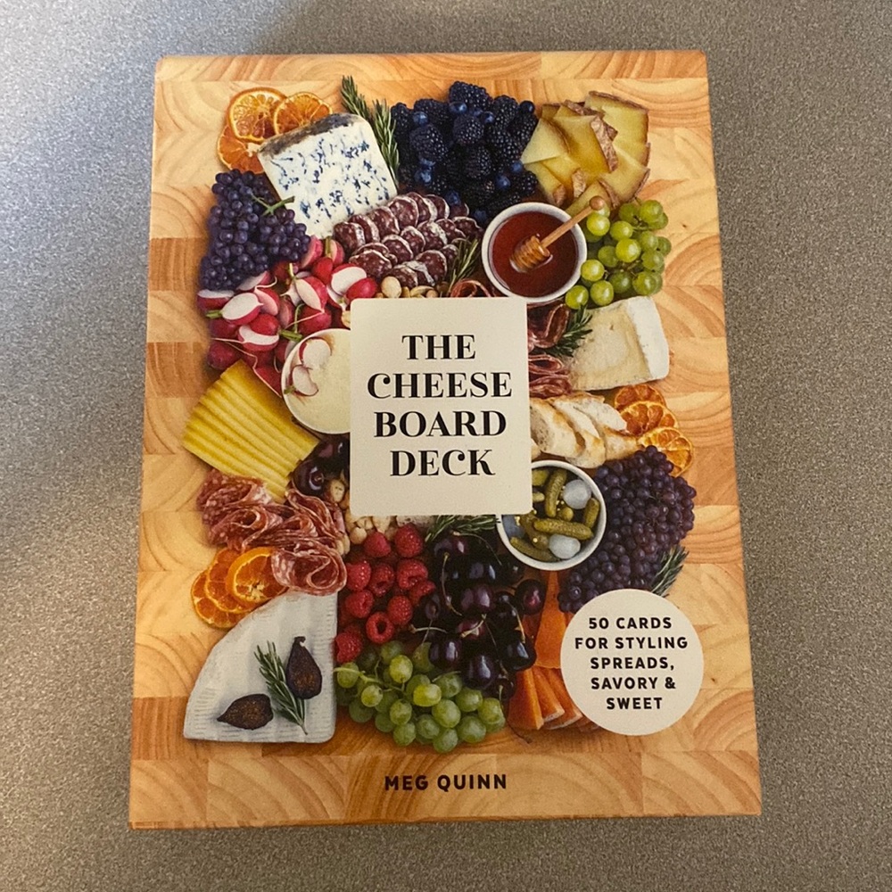 Cheese board card deck